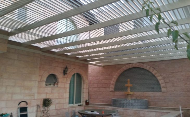 פרגולות אלומיניום בירושלים